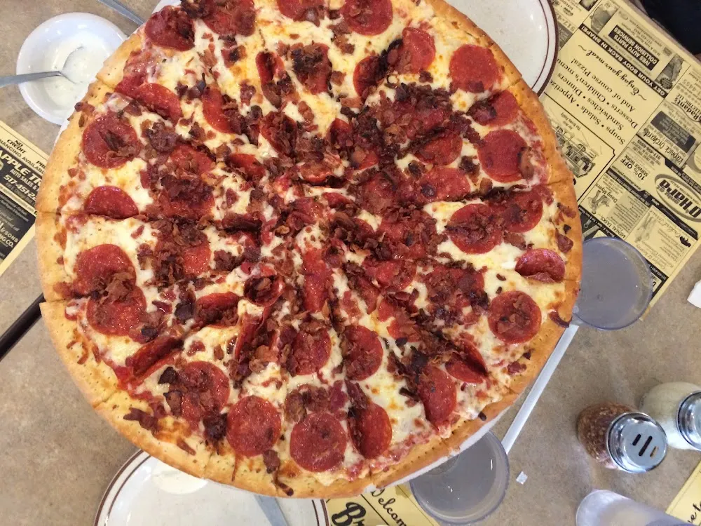 Bacon Pepperoni Pizza