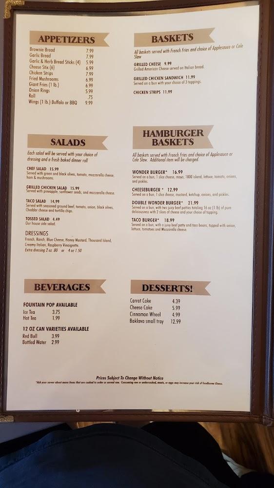 Brownie's House of Pizza Menu image 2